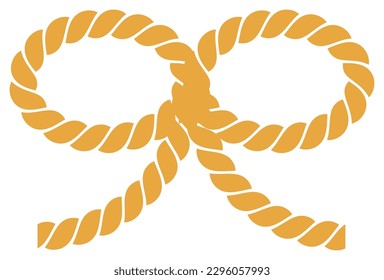 Japanese cultural "Shime-nawa" simple bowknot