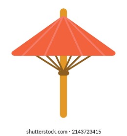 japanese culture architecture umbrella icon