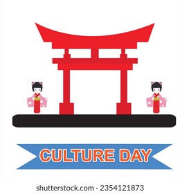 japanese culture day background illustration

