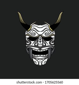 
Japanese culture samurai ghost mask