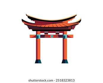 Japanese Culture Shrine Beautiful Gate For Architecture Design