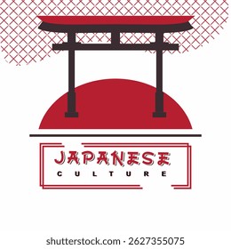 Japanese culture streetwear. Poster, banner, clothing, slogan shirt, sticker, badge, emblem