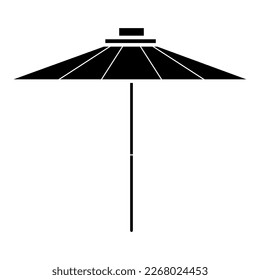 Japanese culture vector . Japan illustration sign. Japan themed symbol or logo.