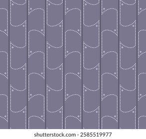 Japanese Curl Block Line Vector Seamless Pattern
