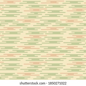 Japanese Curl Line Vector Seamless Pattern