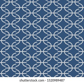 Japanese Curve Line Seamless Pattern