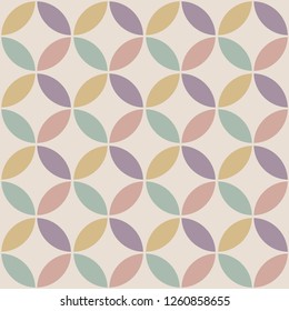 Japanese Cute Diagonal Flower Pattern