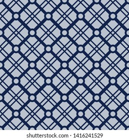 Japanese Diagonal Square Seamless Pattern