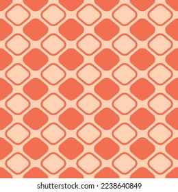 Japanese Diamond Checkered Vector Seamless Pattern