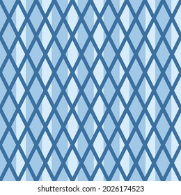 Japanese Diamond Net Vector Seamless Pattern