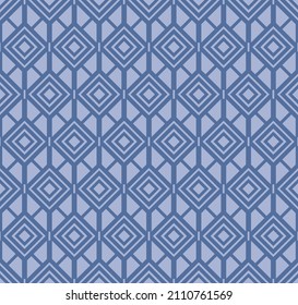 Japanese Diamond Net Vector Seamless Pattern