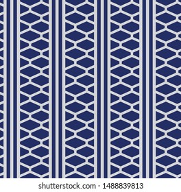 Japanese Diamond Stripe Seamless Pattern