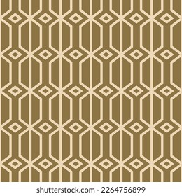 Japanese Diamond Stripe Vector Seamless Pattern
