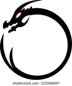 Japanese dragon illustration with Japanese text Tokyo . Vector graphics for t-shirt prints and other uses.