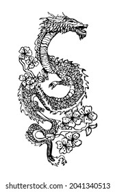 2,312 Dragon sakura Images, Stock Photos & Vectors | Shutterstock