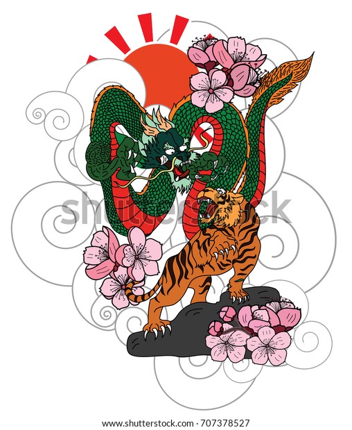 Top 102+ Wallpaper Cherry Blossom Tiger Tattoo Excellent 10/2023