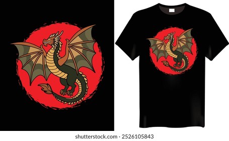 Japanese Dragon T-shirts Design- Dragon T-shirts Design
