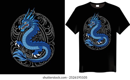 Japanese Dragon T-shirts Design- Dragon T-shirts Design
