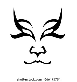 Japanese drama Kabuki face