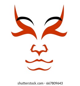 Japanese drama Kabuki face