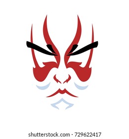 Japanese Drama Kabuki Face