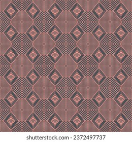 Patrón transparente del vector de diamantes de barrido japonés