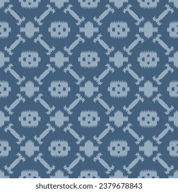 Japanese Embroidery Diamond Motif Vector Seamless Pattern