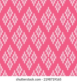 Japanese Embroidery Diamond Vector Seamless Pattern