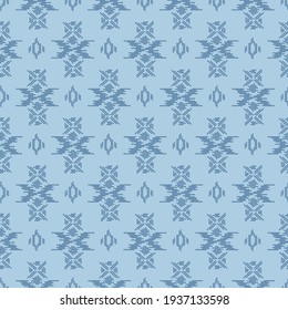 Japanese Embroidery Motif Vector Seamless Pattern