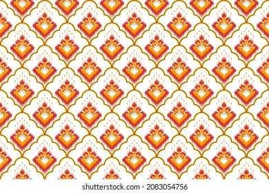 Japanese ethnic pattern design. Aztec fabric carpet mandala ornament boho chevron textile decoration wallpaper. Tribal turkey African Indian traditional embroidery vector illustrations background 