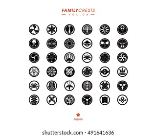 Japanese Family Crest Set Vol.9