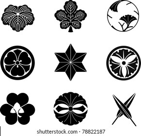 Japanese Family Crests (vector) 13