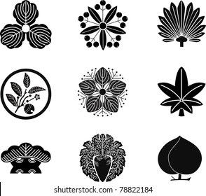 Japanese Family Crests (vector) 14
