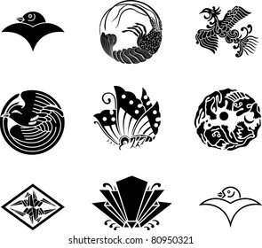 Japanese Family Crests (vector) 17
