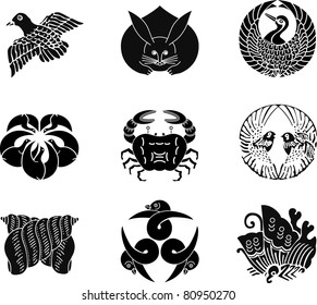 Japanese Family Crests (vector) 18