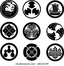 Japanese Family Crests (vector)