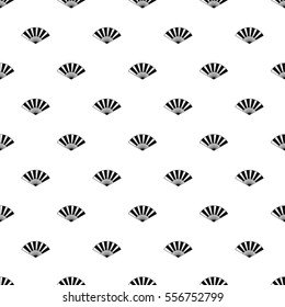 Japanese fan pattern. Simple illustration of japanese fan vector pattern for web