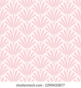 Japanese Fan Wave Vector Seamless Pattern