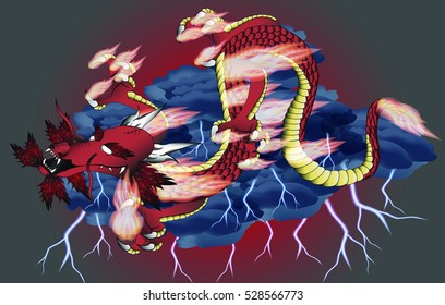 Japanese Fire Dragon