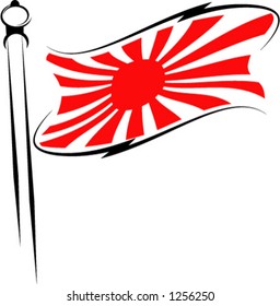 bandera de japón