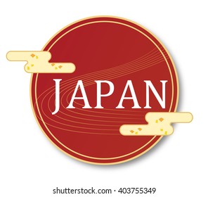 japanese flag icon.vector art
