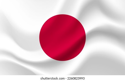 
Japanese flag. Japan flag. Flag of Japan. Japan background, symbol, icon.
