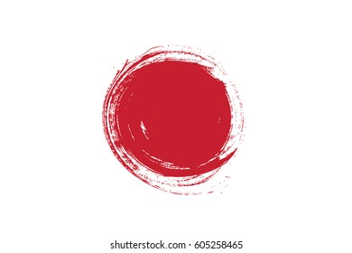 japanese flag vector illustration banner design