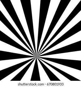 Japanese flag vector. Imperial Japanese Army Flag. Rising Sun Symbol. Black and white