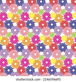 Japanese Floral Textile Design and Floral Textile Pattern Design