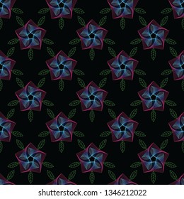 Japanese flower background pattern that blooms in spring