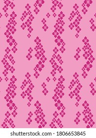 Japanese Flower Vector Seamless Pattern