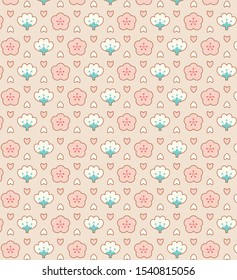 
Japanese flowers texture.
Oriental background with sakuras flowers