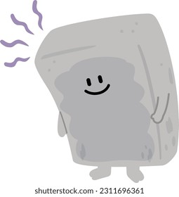 Japanese folk monster of the plaster wall
