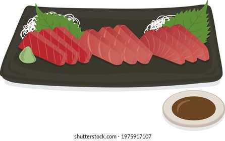 Japanese food
3 kinds of tuna sashimi